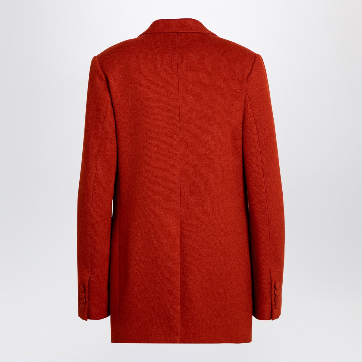 Dries Van Noten Dries Van Noten Red single-breasted jacket in wool