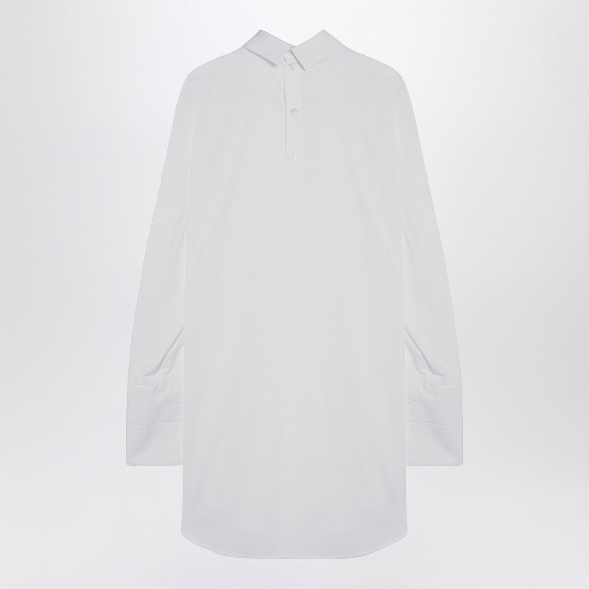 Dries Van Noten Dries Van Noten White popeline turtleneck shirt