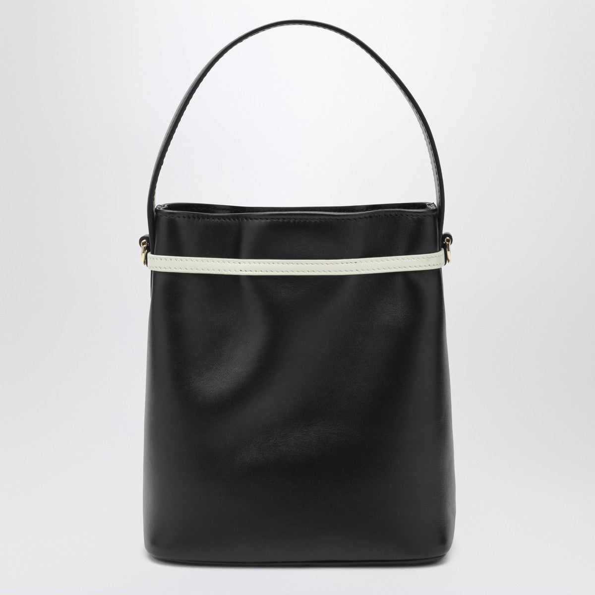 Ferragamo Ferragamo Bucket bag black/mascarpone with bow