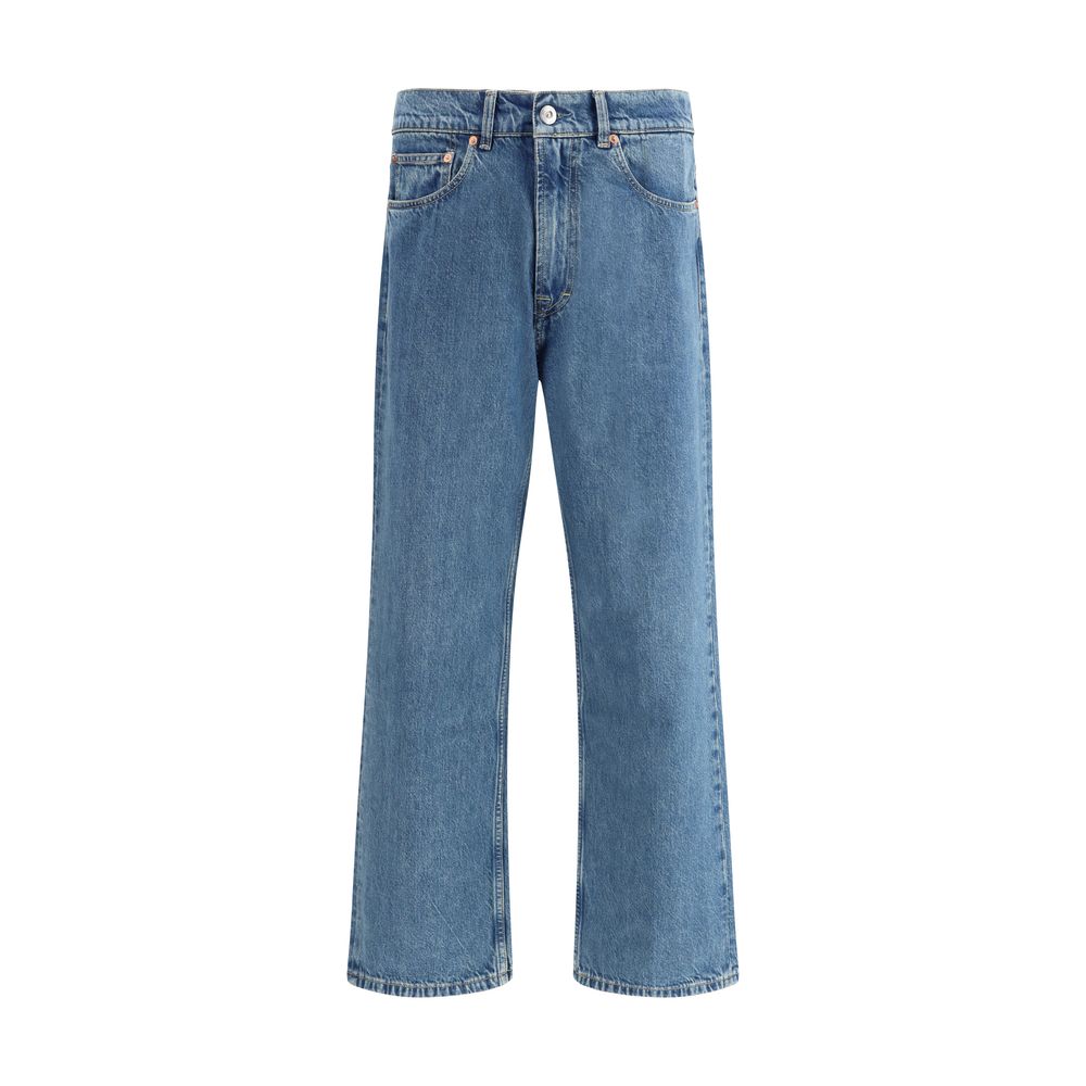 Our Legacy Blue Cotton Tapered Jeans