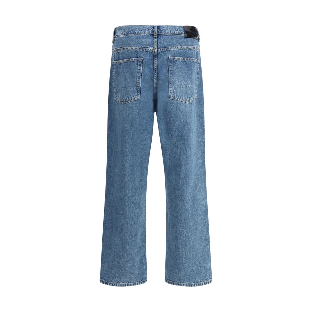 Our Legacy Blue Cotton Tapered Jeans