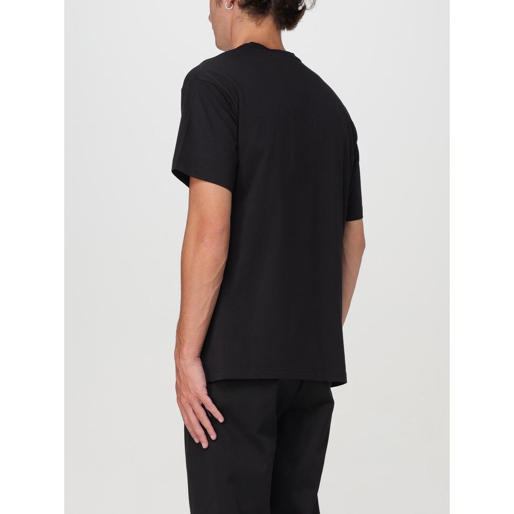 Versace Jeans Black Cotton T-Shirt
