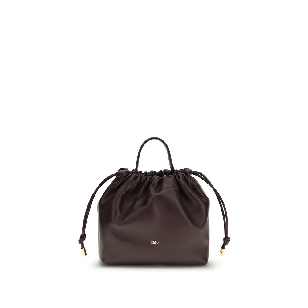 Chloé Black Calf Leather Bos Taurus Shoulder Bag