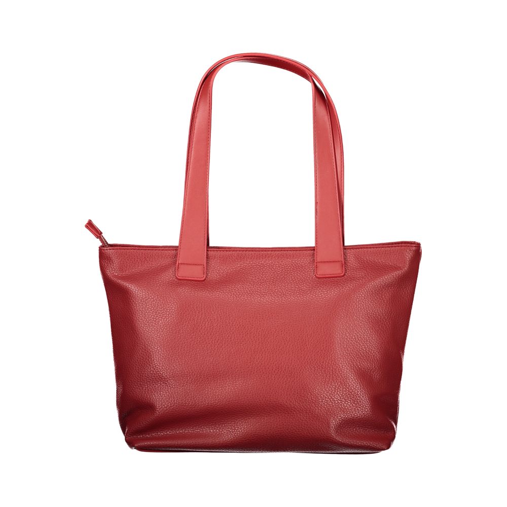 Mario Valentino Rosso Polyurethane Woman Shoulder Bag