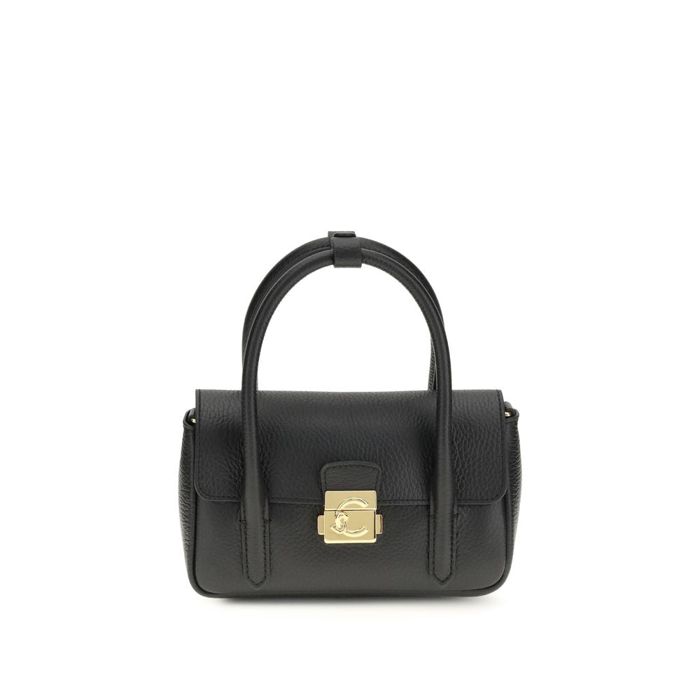 Coccinelle Black Calf Leather Bos Taurus Handbag