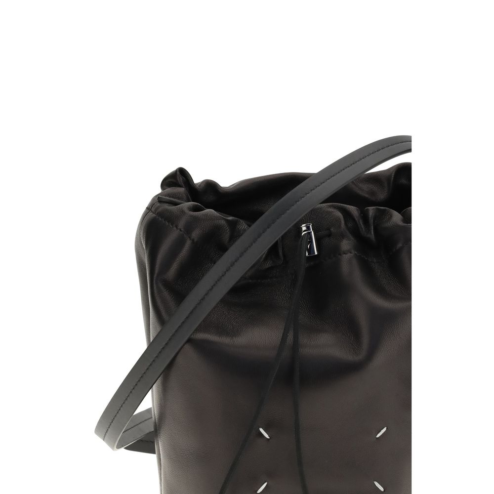 Margiela Black Calf Leather Bos Taurus Shoulder Bag