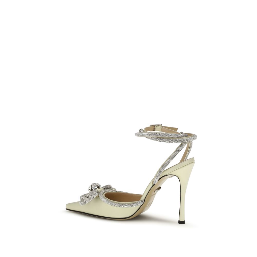 MACH & MACH Bicolor Silk High Heel Pumps