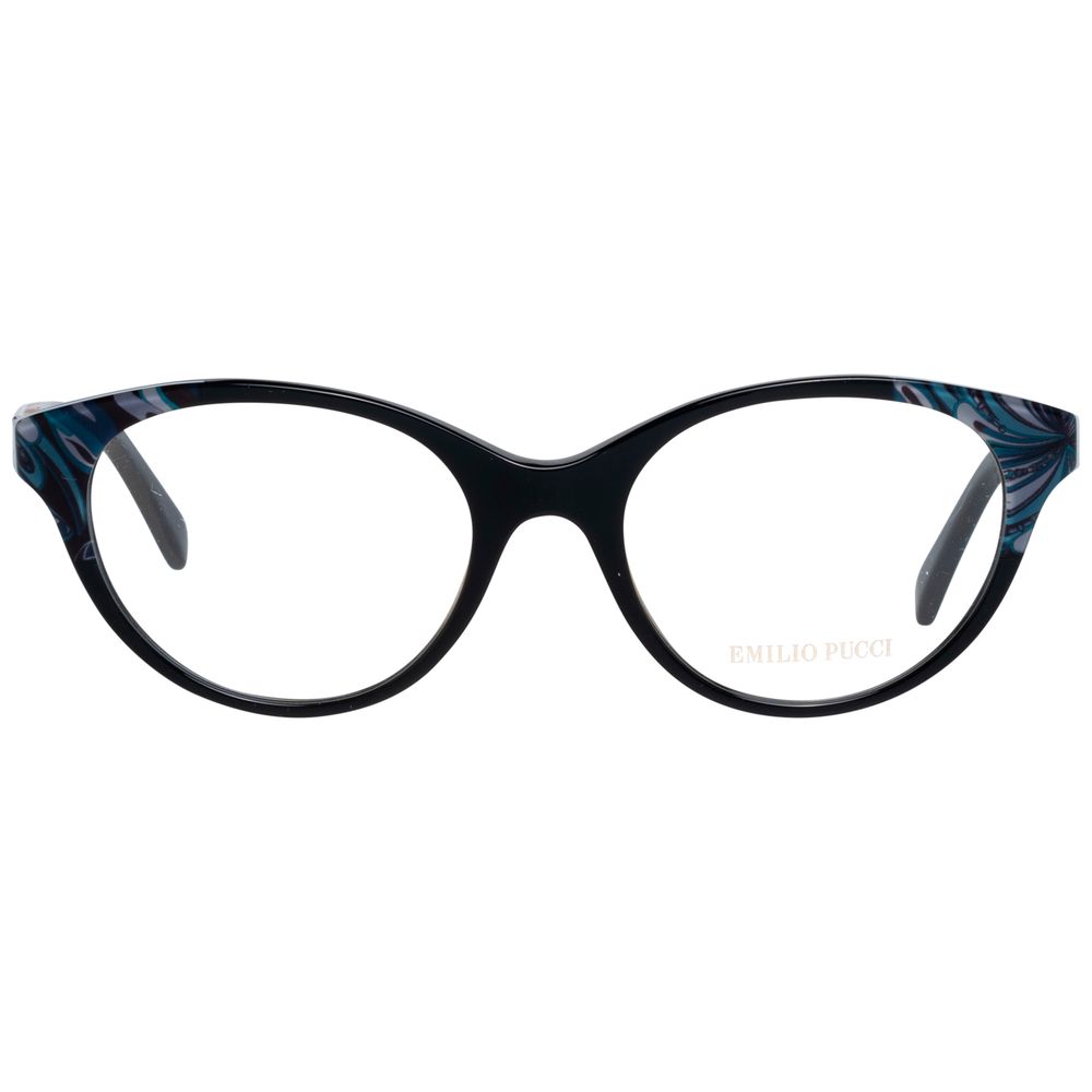 Emilio Pucci Black Plastic Glasses (Frames) - Luxe Marca