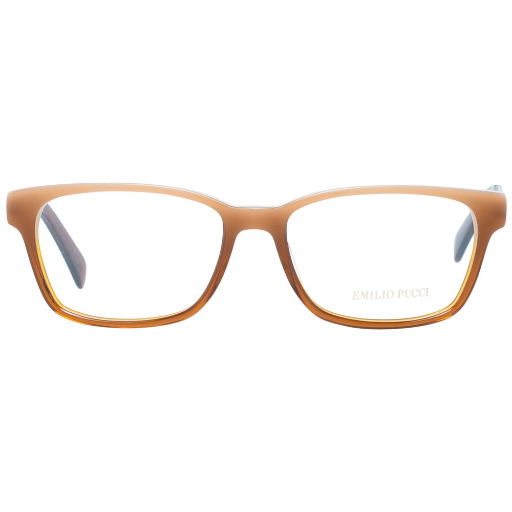 Emilio Pucci Brown Plastic Glasses (Frames) - Luxe Marca