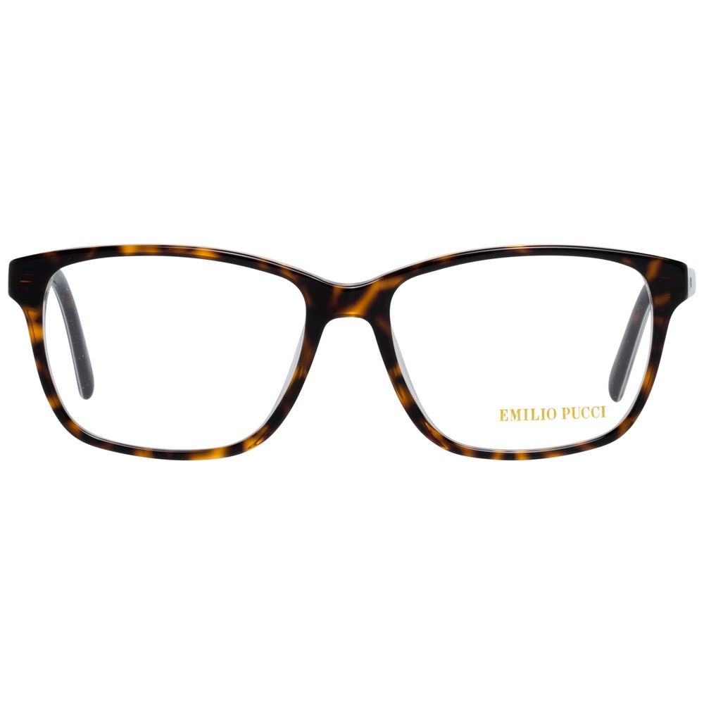 Emilio Pucci Brown Plastic Glasses (Frames) - Luxe Marca
