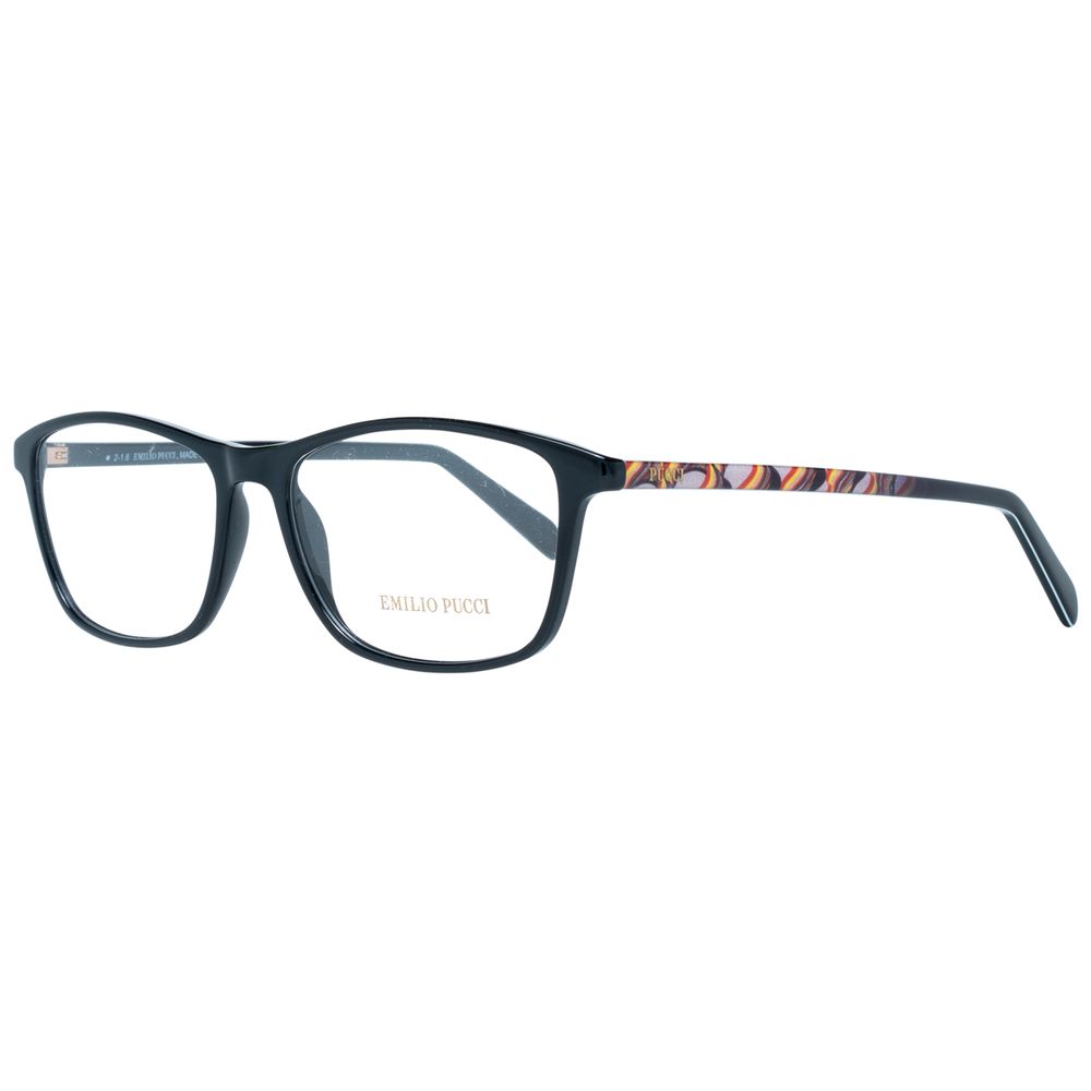 Emilio Pucci Black Plastic Glasses (Frames) - Luxe Marca