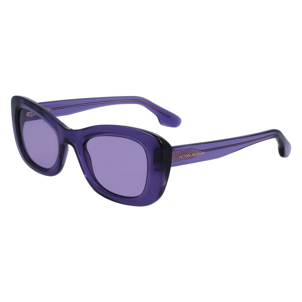 Victoria Beckham Gray Acetate Sunglasses - Luxe Marca