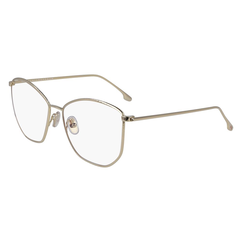Victoria Beckham Gold Metal Glasses (Frames) - Luxe Marca