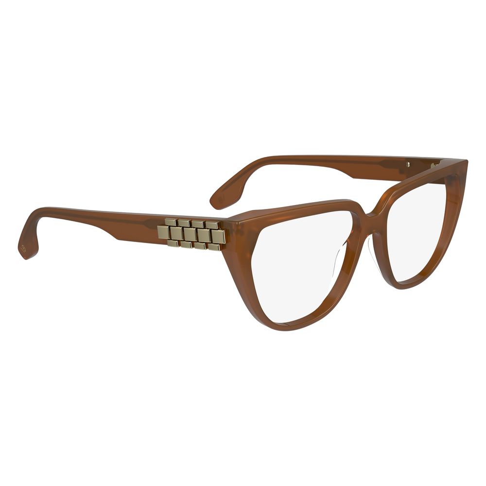 Victoria Beckham Brown Acetate Glasses (Frames) - Luxe Marca