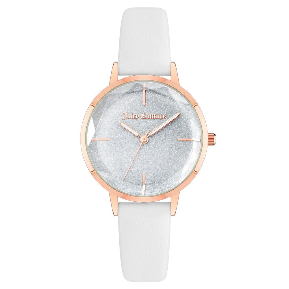 Juicy Couture White Plastic Dress Watch