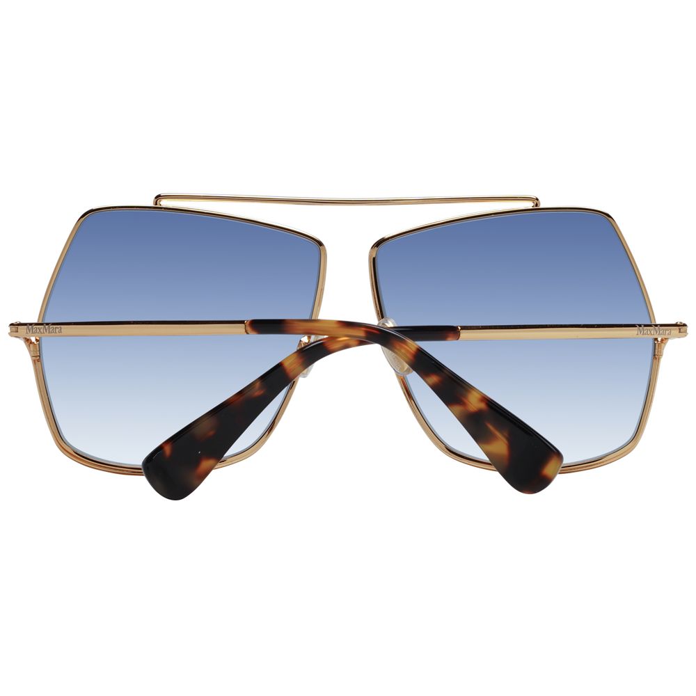 Max Mara Gold Metal Sunglasses - Luxe Marca