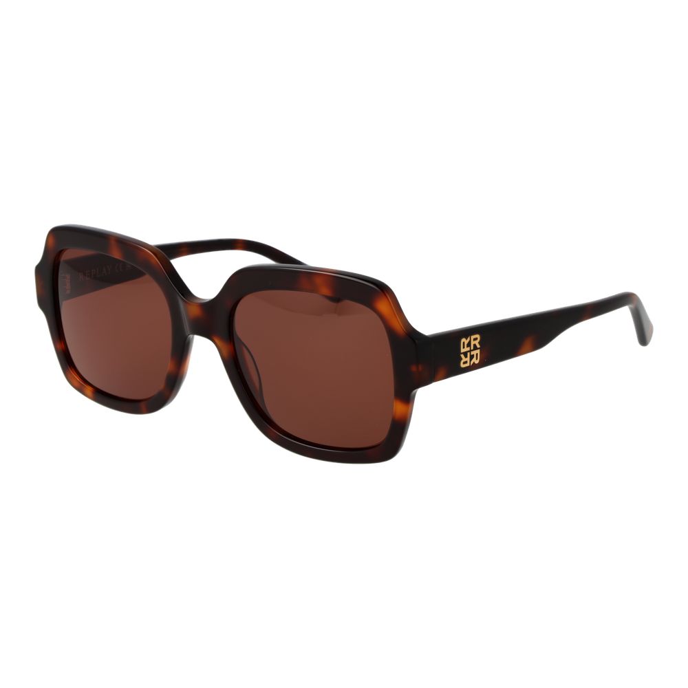 Replay Brown Plastic Sunglasses - Luxe Marca