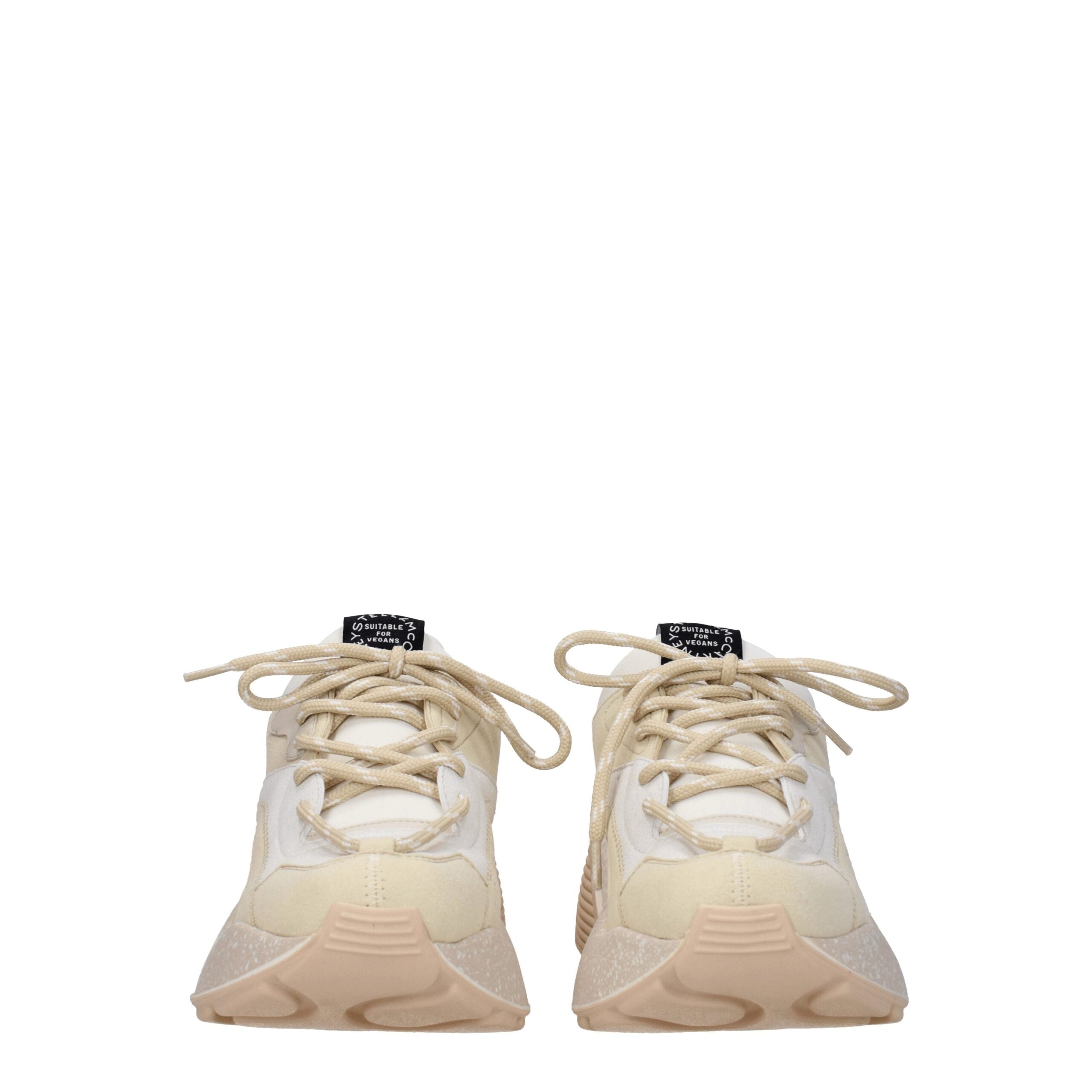Stella McCartney Beige Leather Chunky Sneakers