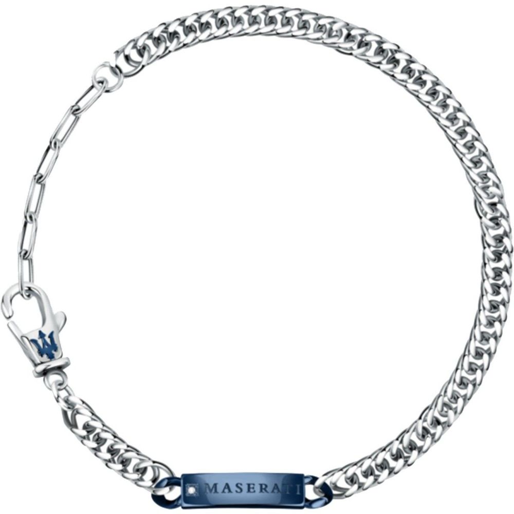 Maserati Gray Stainless Steel Bracelet - Luxe Marca