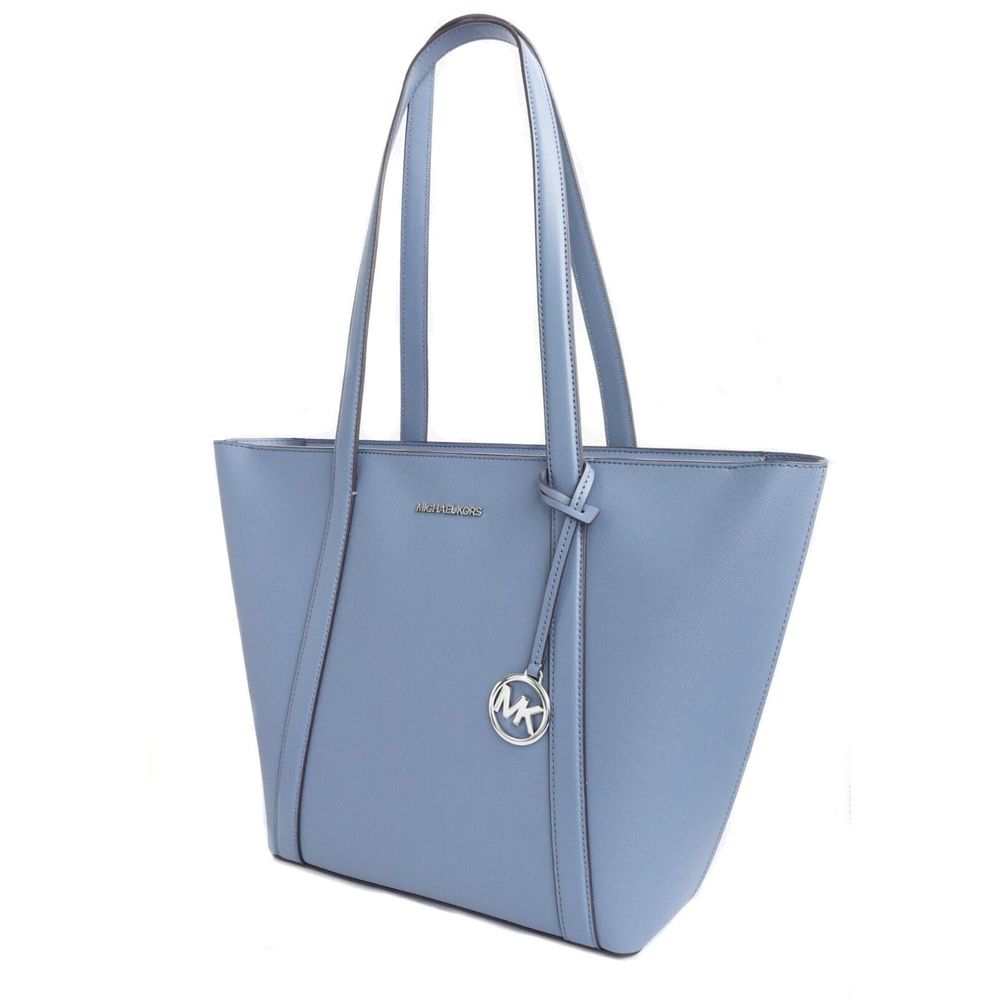 Michael Kors Blue Canvas Tote Bag - Luxe Marca