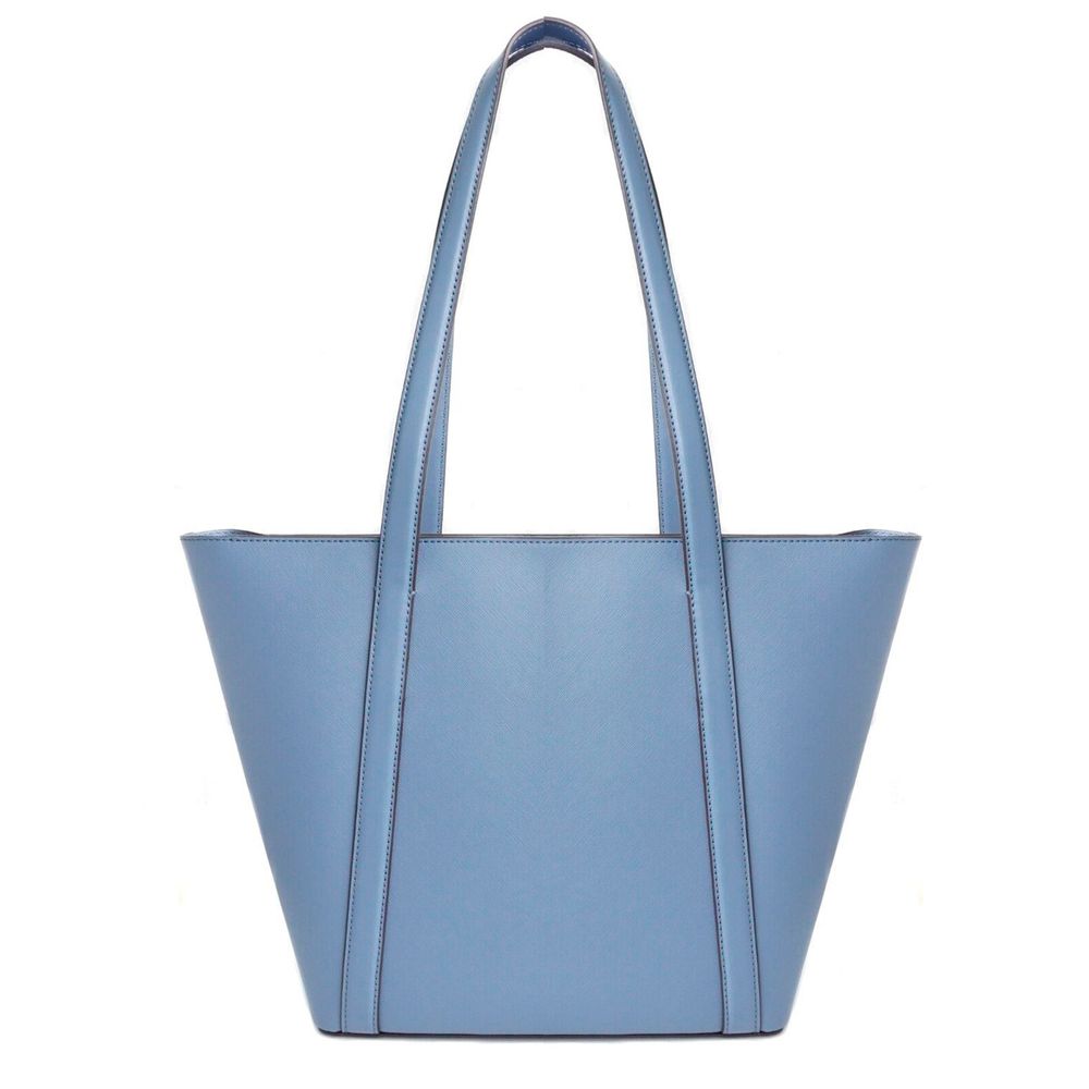 Michael Kors Blue Canvas Tote Bag - Luxe Marca