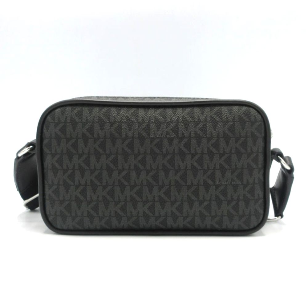 Michael Kors Black Canvas Crossbody Bag - Luxe Marca