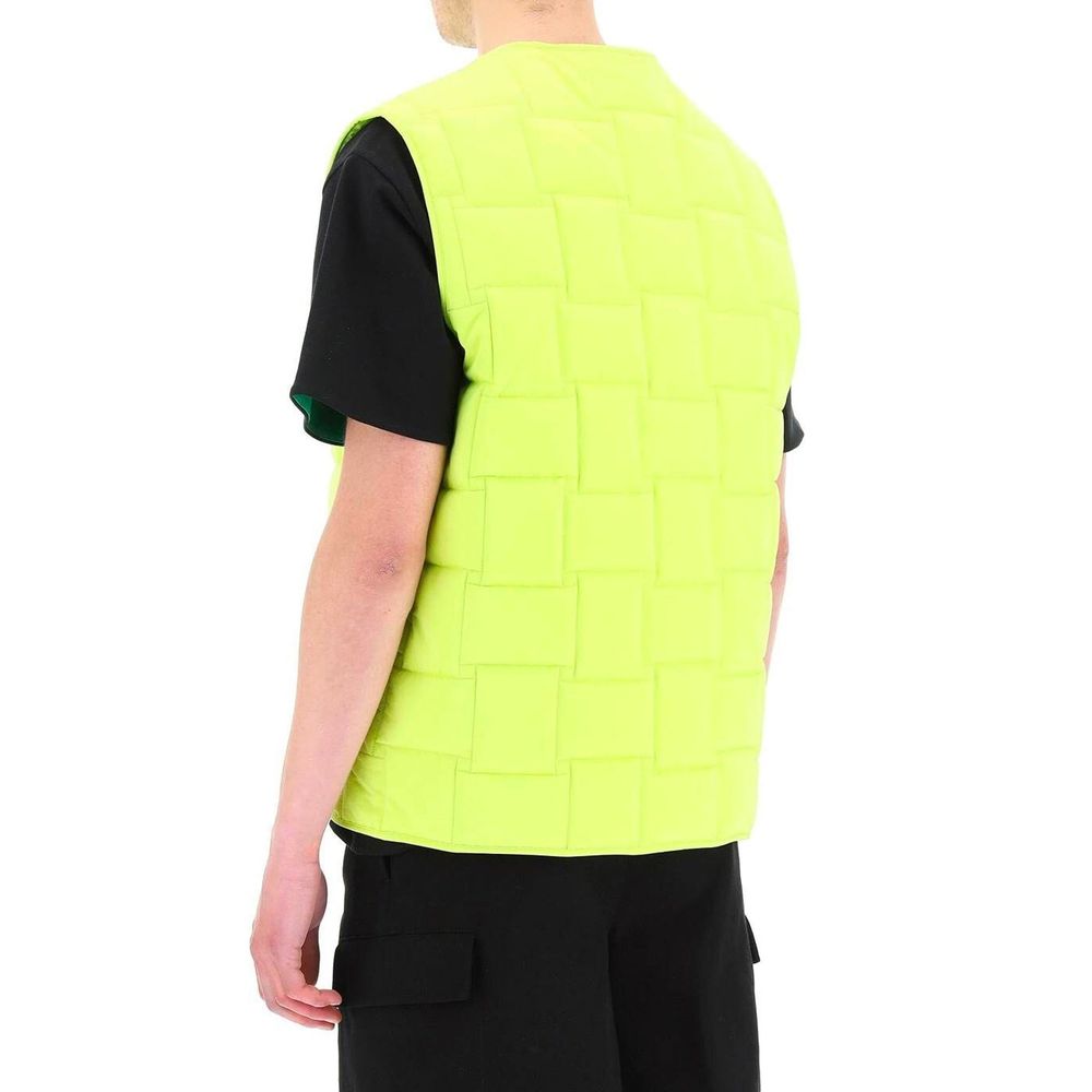 Bottega Veneta Bicolor Polyamide Sleveless Jacket