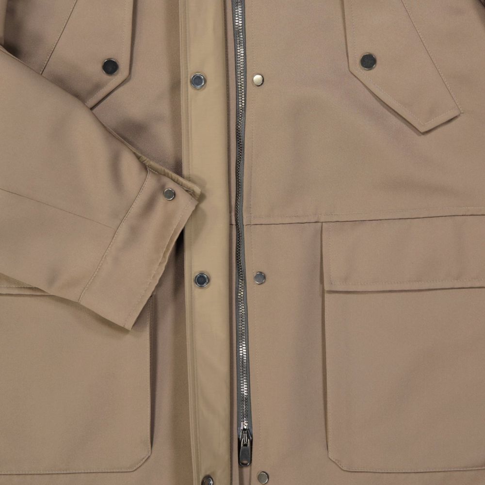 Brunello Cucinelli Brown Polyester Parka - Luxe Marca