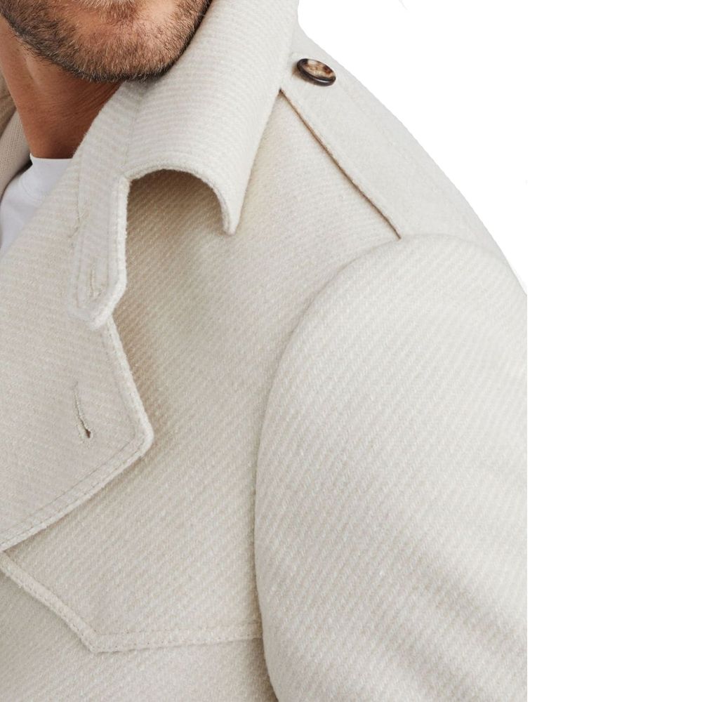 Brunello Cucinelli Beige Cashmere Coat - Luxe Marca