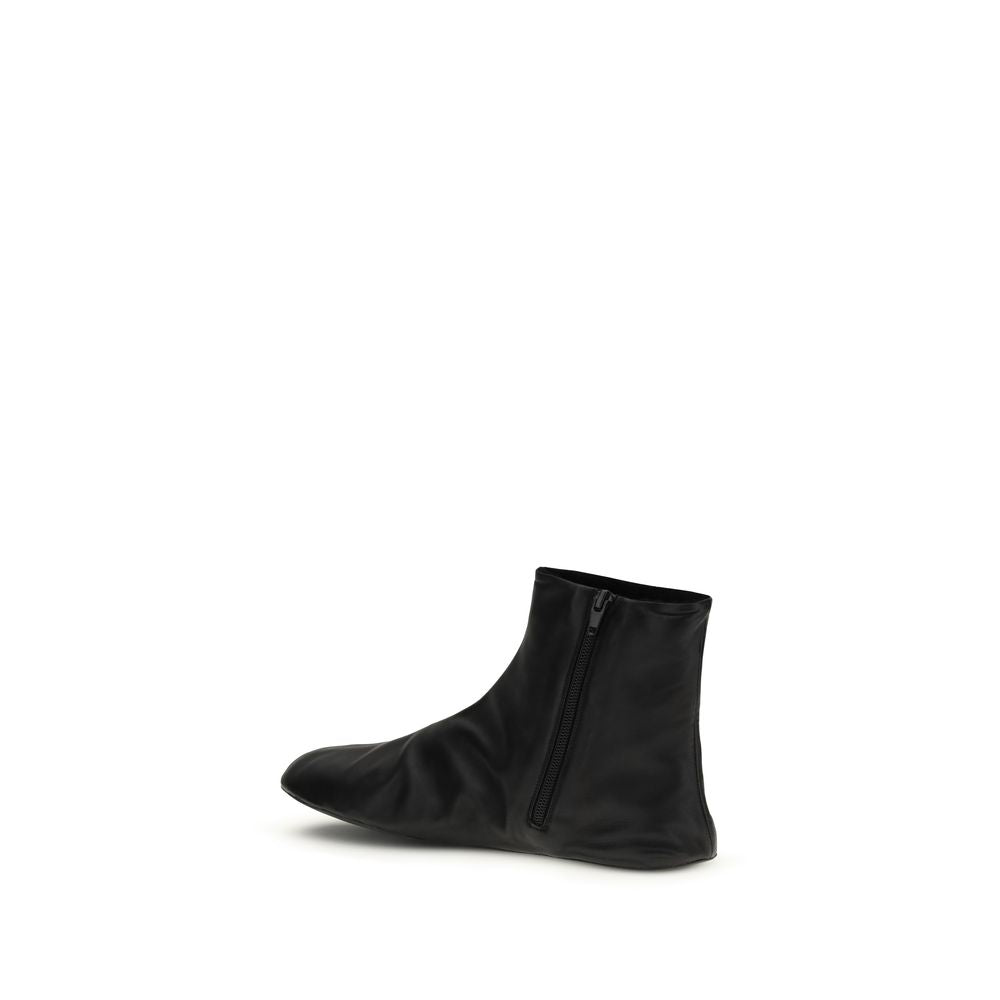 The Row Black Lamb Ovis Aries Aries Ankle Boots