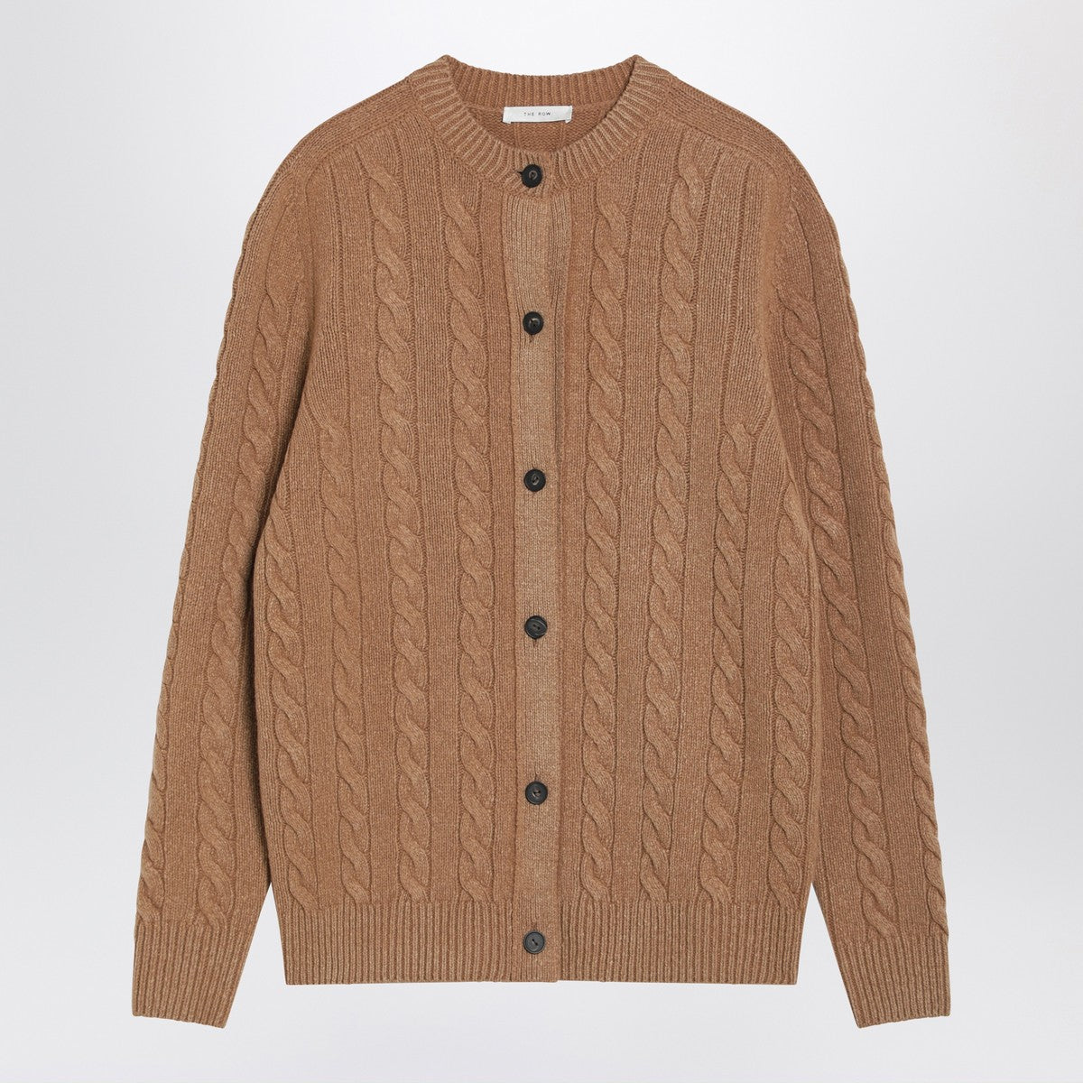 The Row The Row Loneke cardigan in light brown wool
