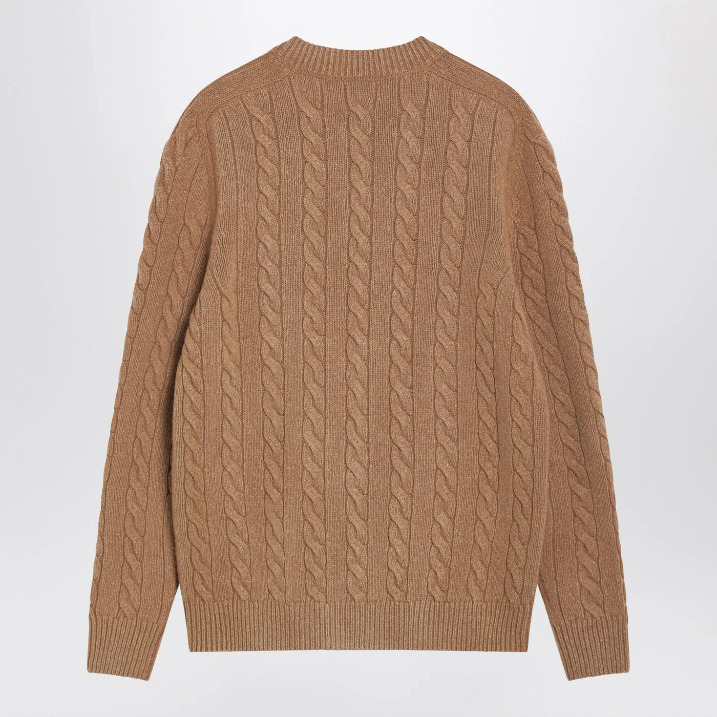 The Row Loneke cardigan in light brown wool