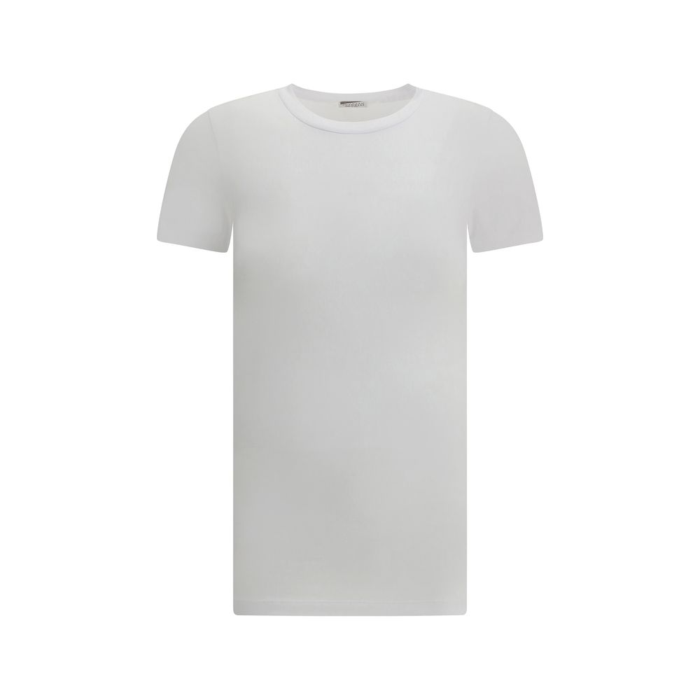 Brunello Cucinelli White Cotton T-Shirt