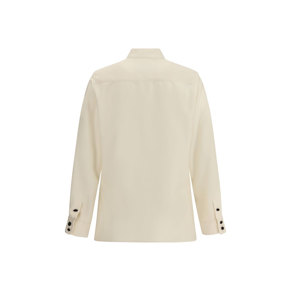 Valentino Beige Silk Shirt - Luxe Marca
