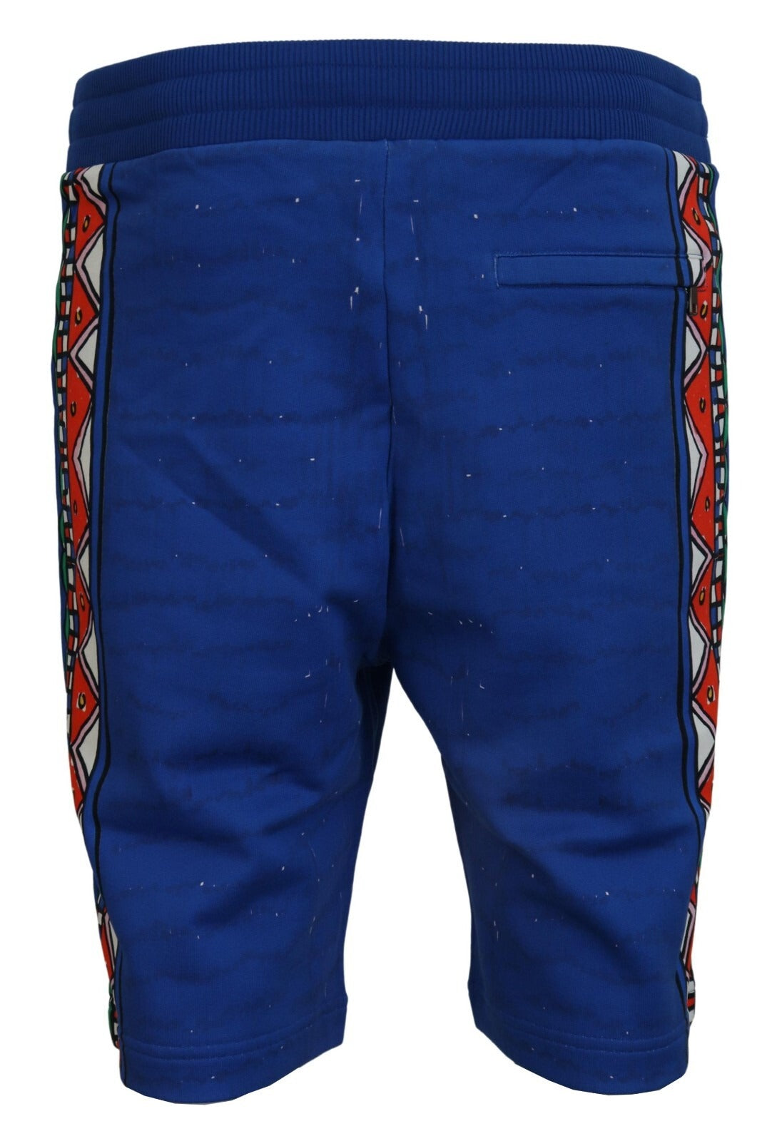 Dolce & Gabbana Blue Cotton Printed Bermuda Trousers Shorts - Luxe Marca