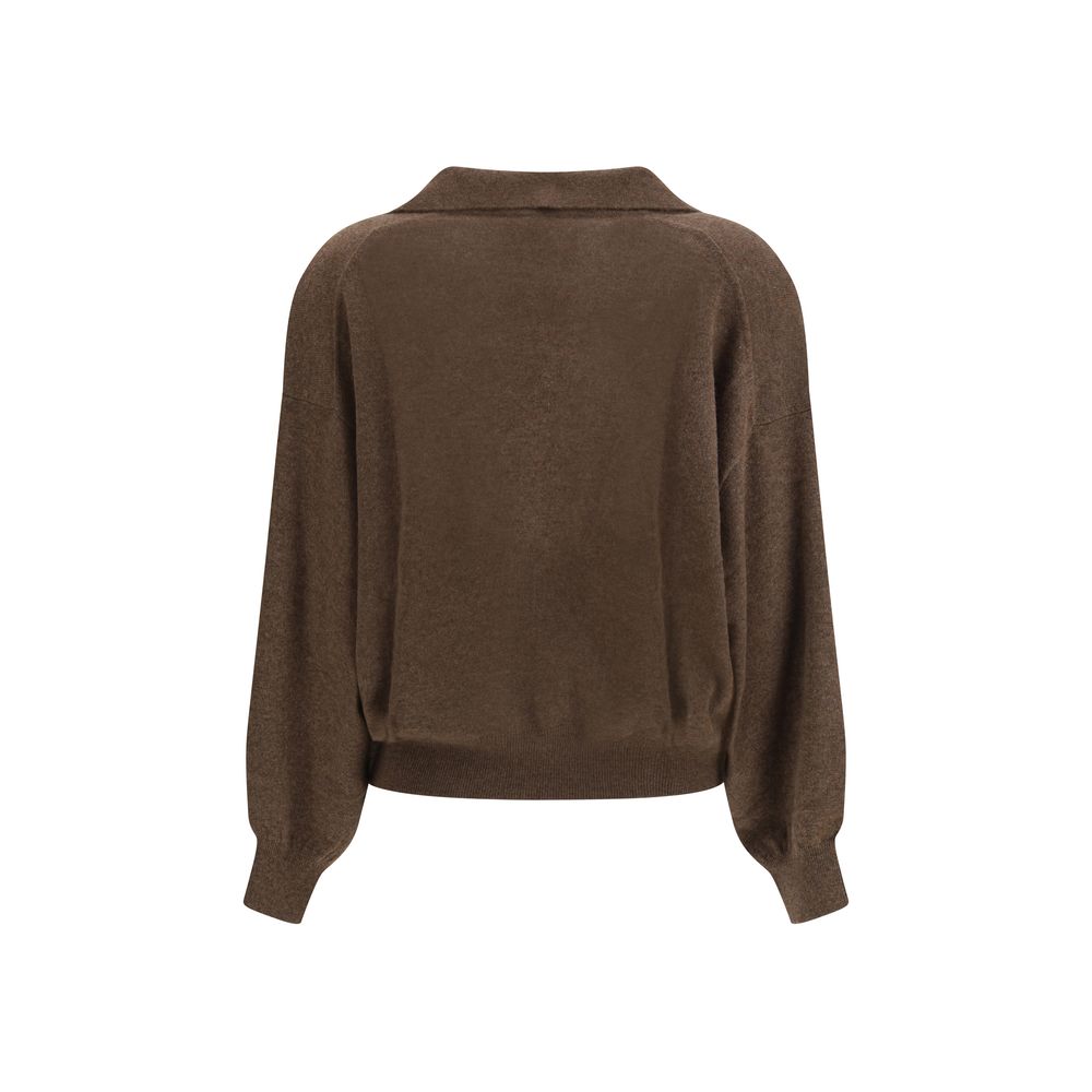 Lisa Yang Brown Cashmere Sweatshirt - Luxe Marca