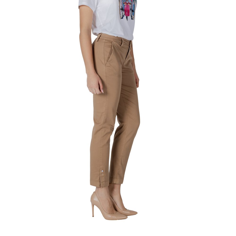 Liu Jo Beige Cotton Chino Pants - Luxe Marca