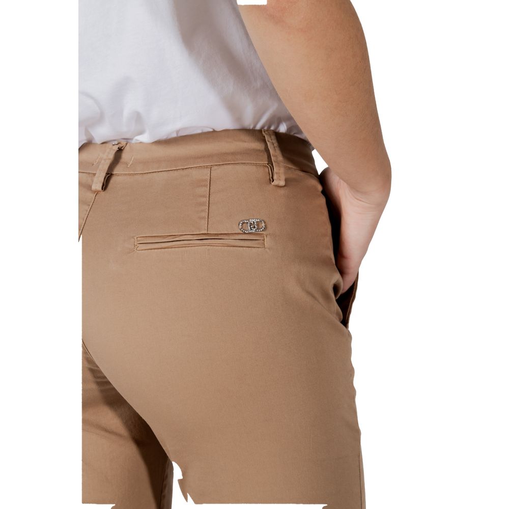Liu Jo Beige Cotton Chino Pants - Luxe Marca