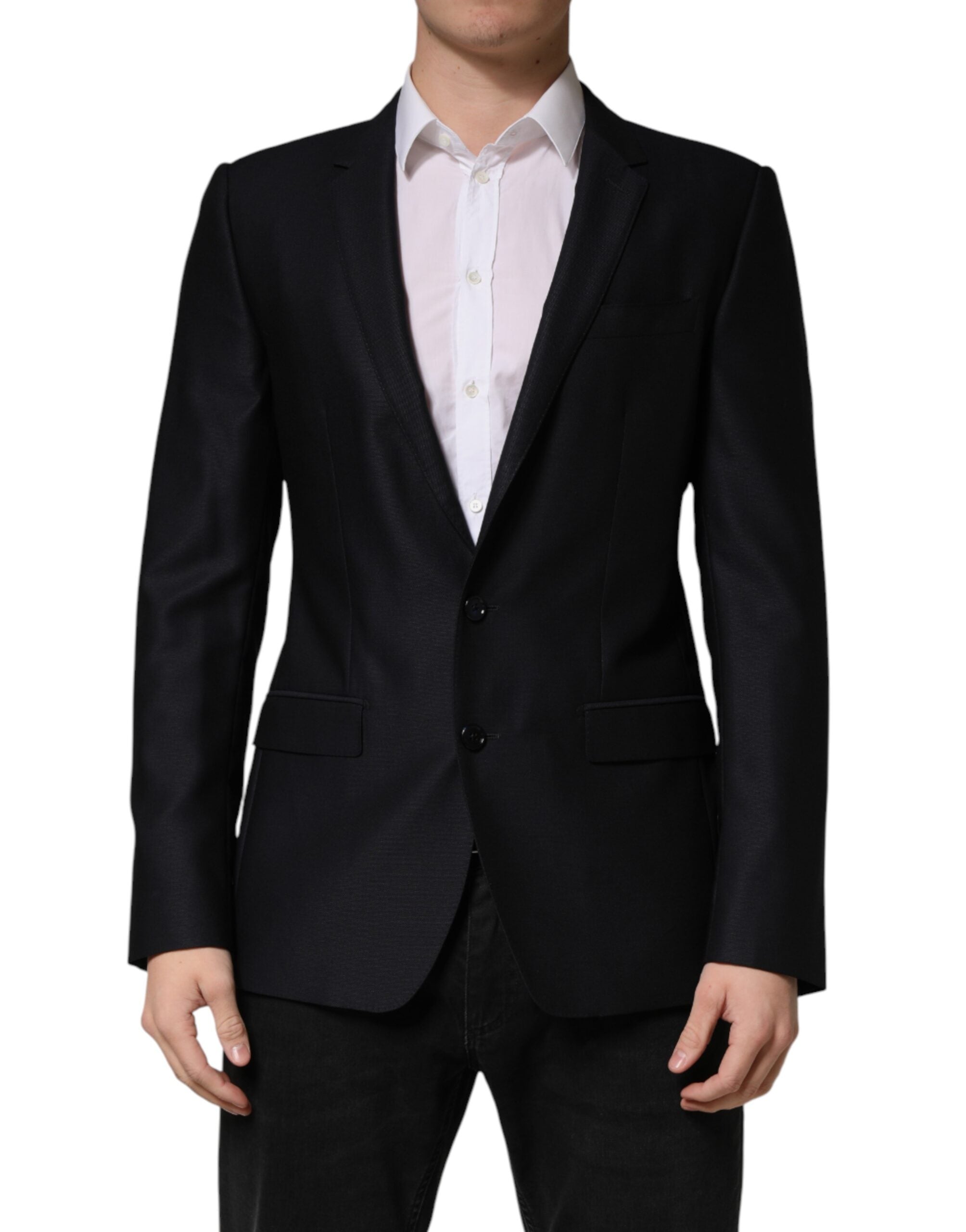 Dolce & Gabbana Black MARTINI Single Breasted Jacket Blazer - Luxe Marca