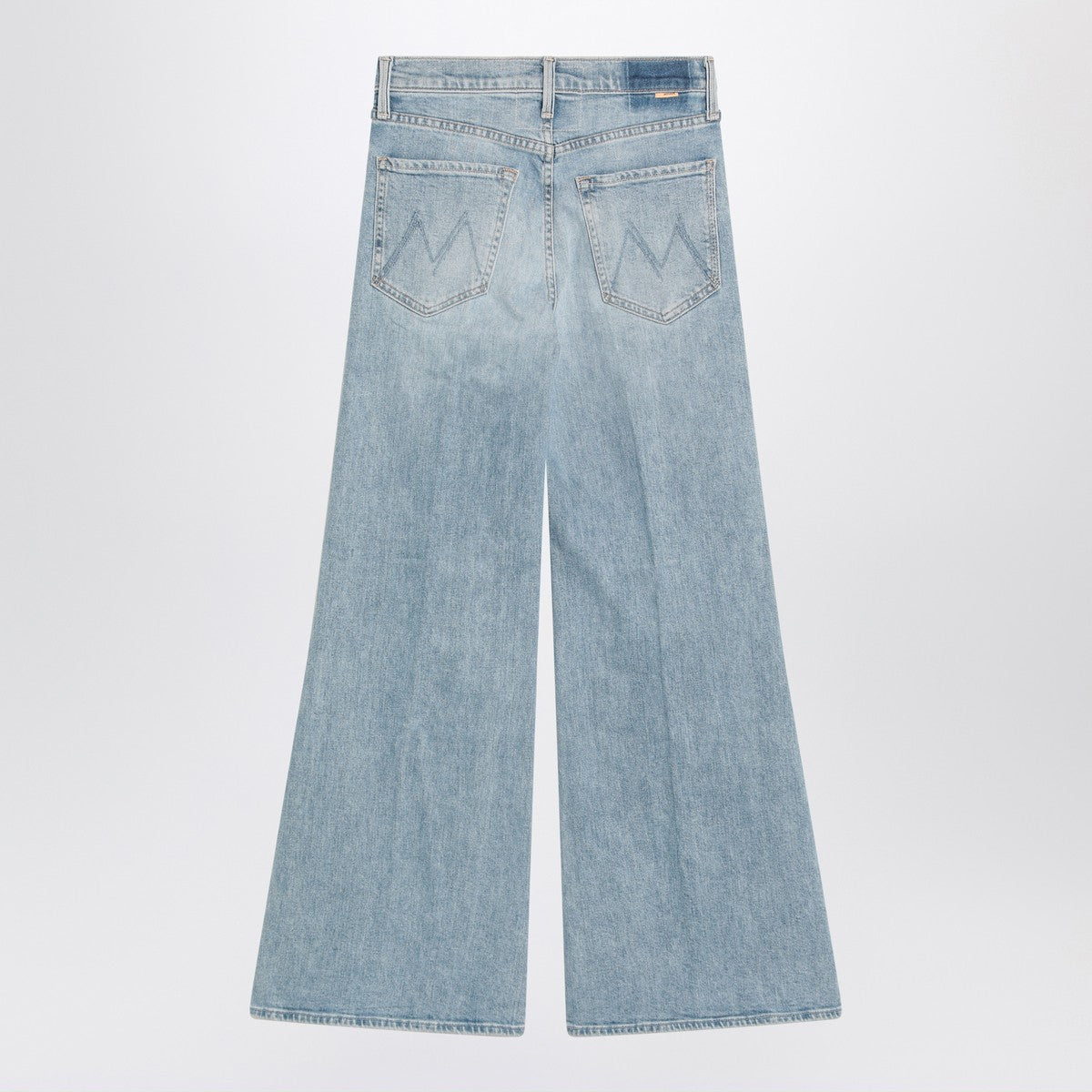 Mother Mother The Tomcat Roller Skimp jeans in washed light blue