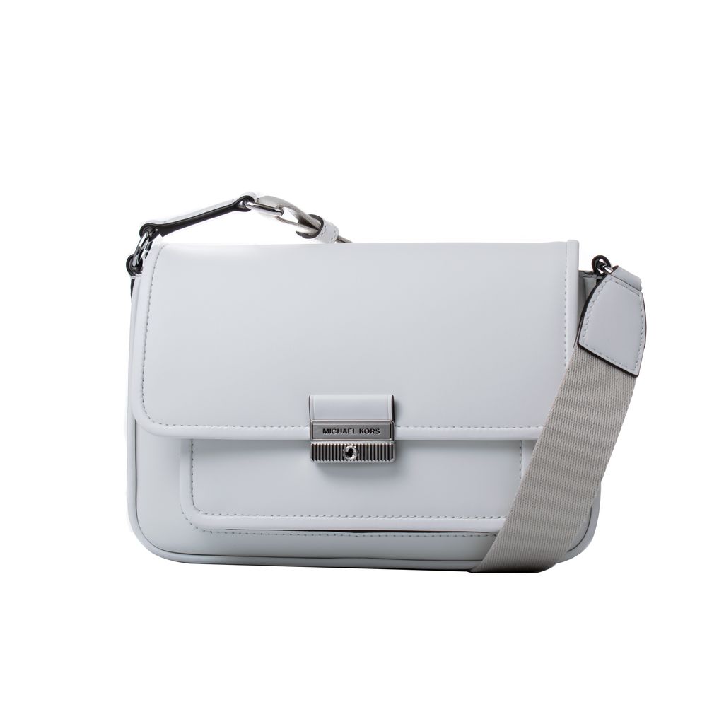 Michael Kors White Leather Shoulder Bag - Luxe Marca