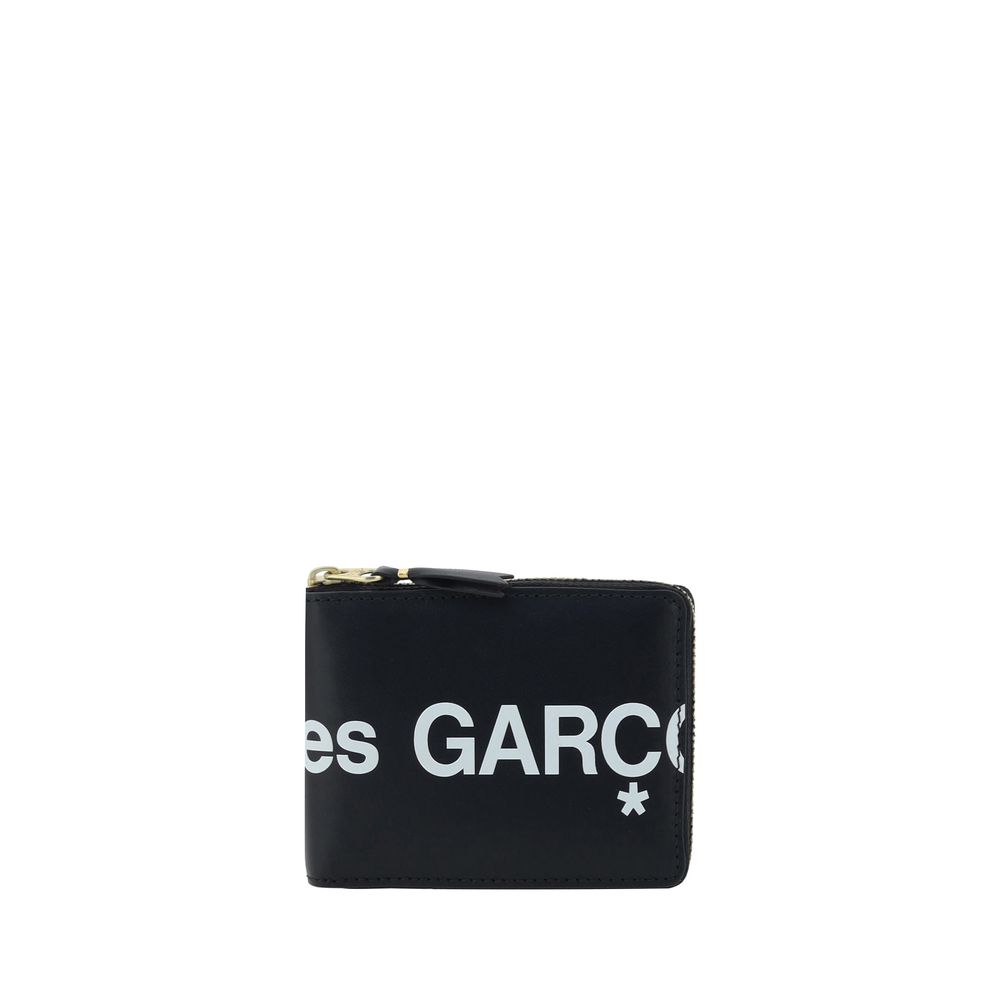 Comme Des Garçons Black Calf Leather Bos Taurus Wallet - Luxe Marca