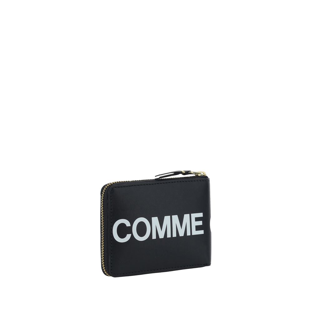 Comme Des Garçons Black Calf Leather Bos Taurus Wallet - Luxe Marca