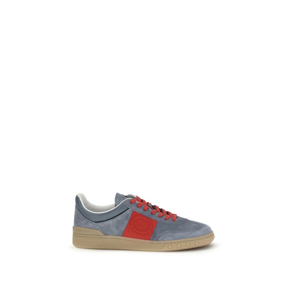 Valentino Garavani Multicolor Calf Leather Bos Taurus Low Top Sneakers - Luxe Marca