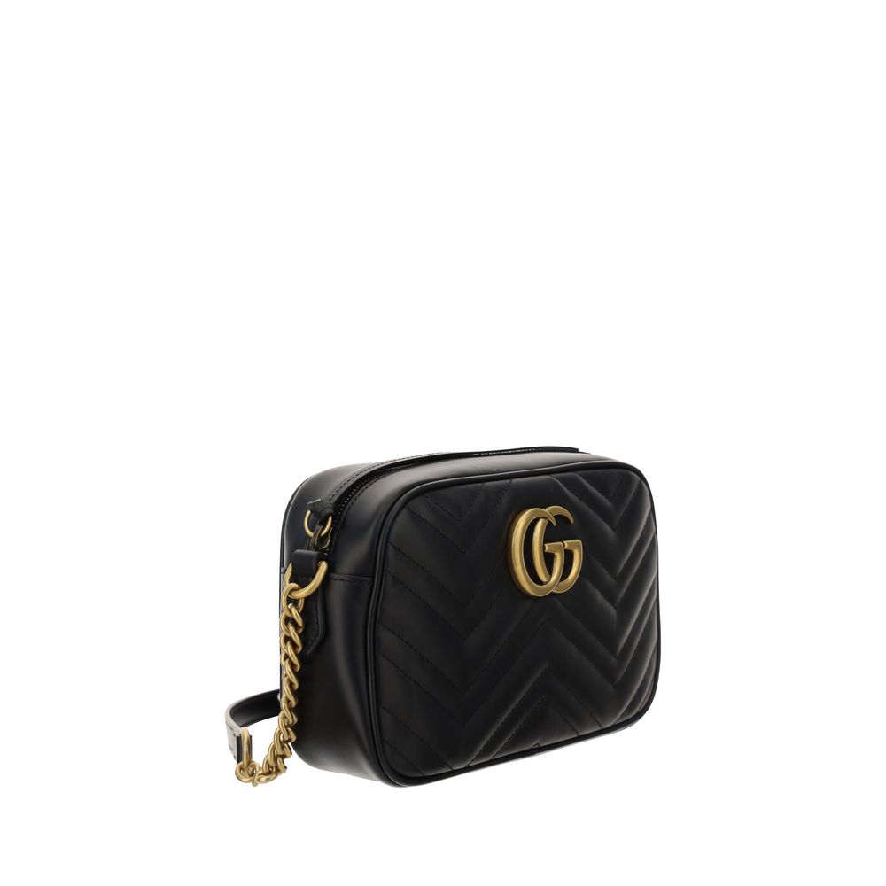 Gucci Black Calf Leather Bos Taurus Shoulder Bag