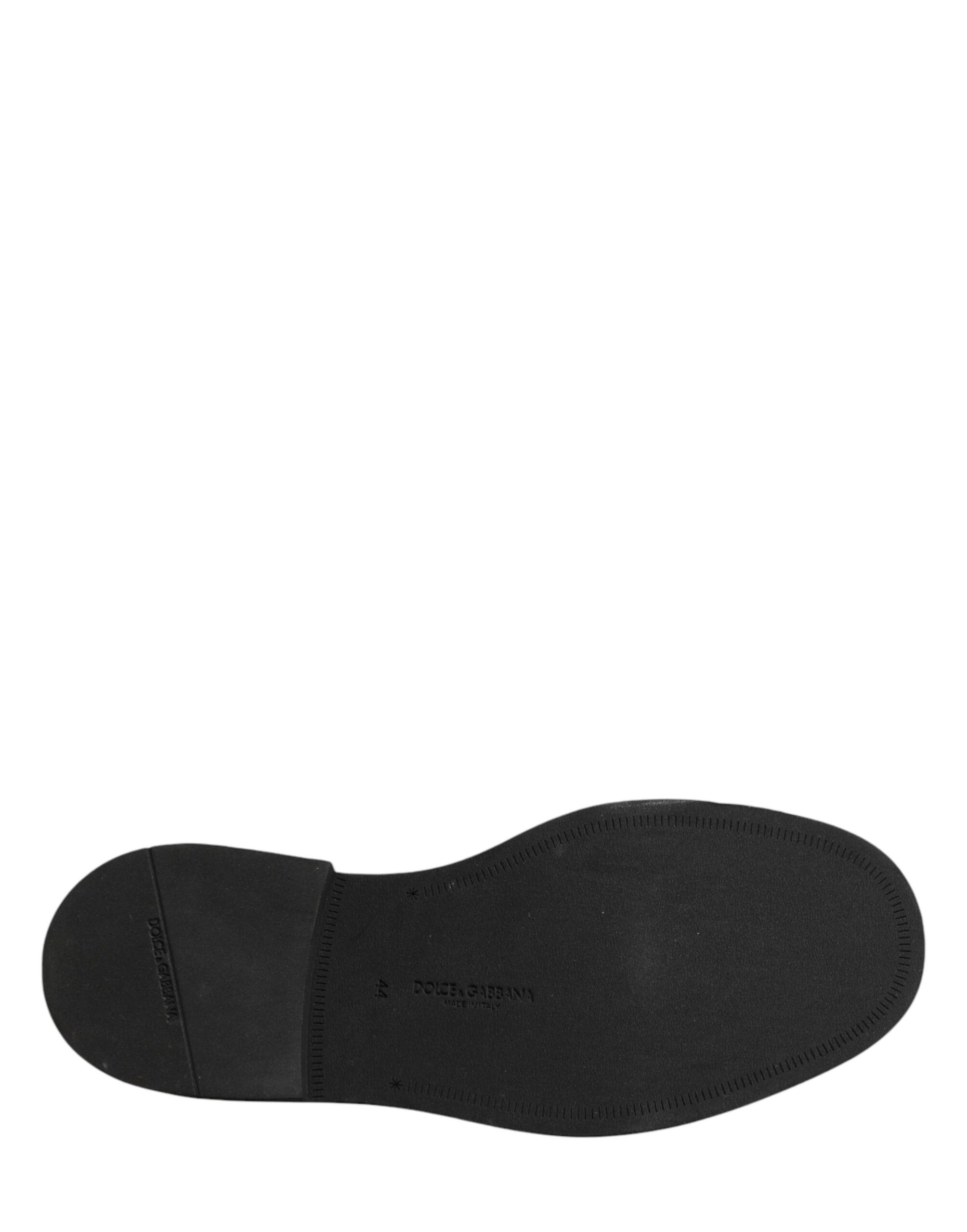 Dolce & Gabbana Brown Lace Up Leather Brogue Derby Men Shoes - Luxe Marca