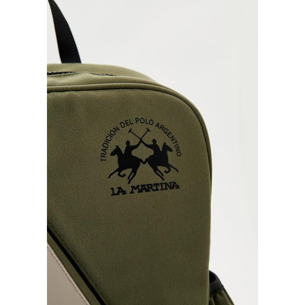 La Martina Bicolor Canvas Backpack