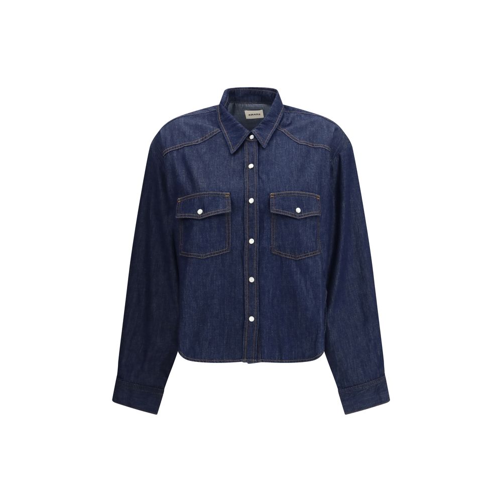 Khaite Blue Denim Shirt - Luxe Marca