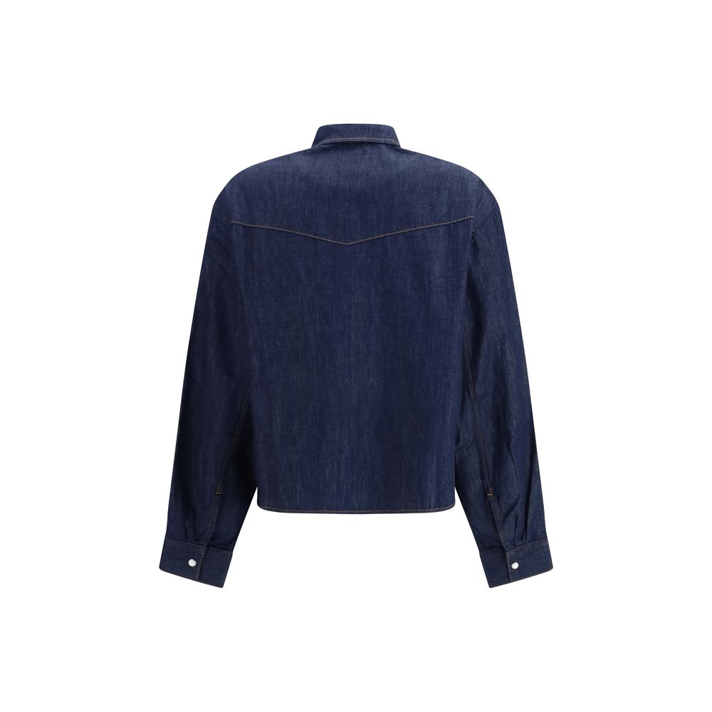 Khaite Blue Denim Shirt - Luxe Marca