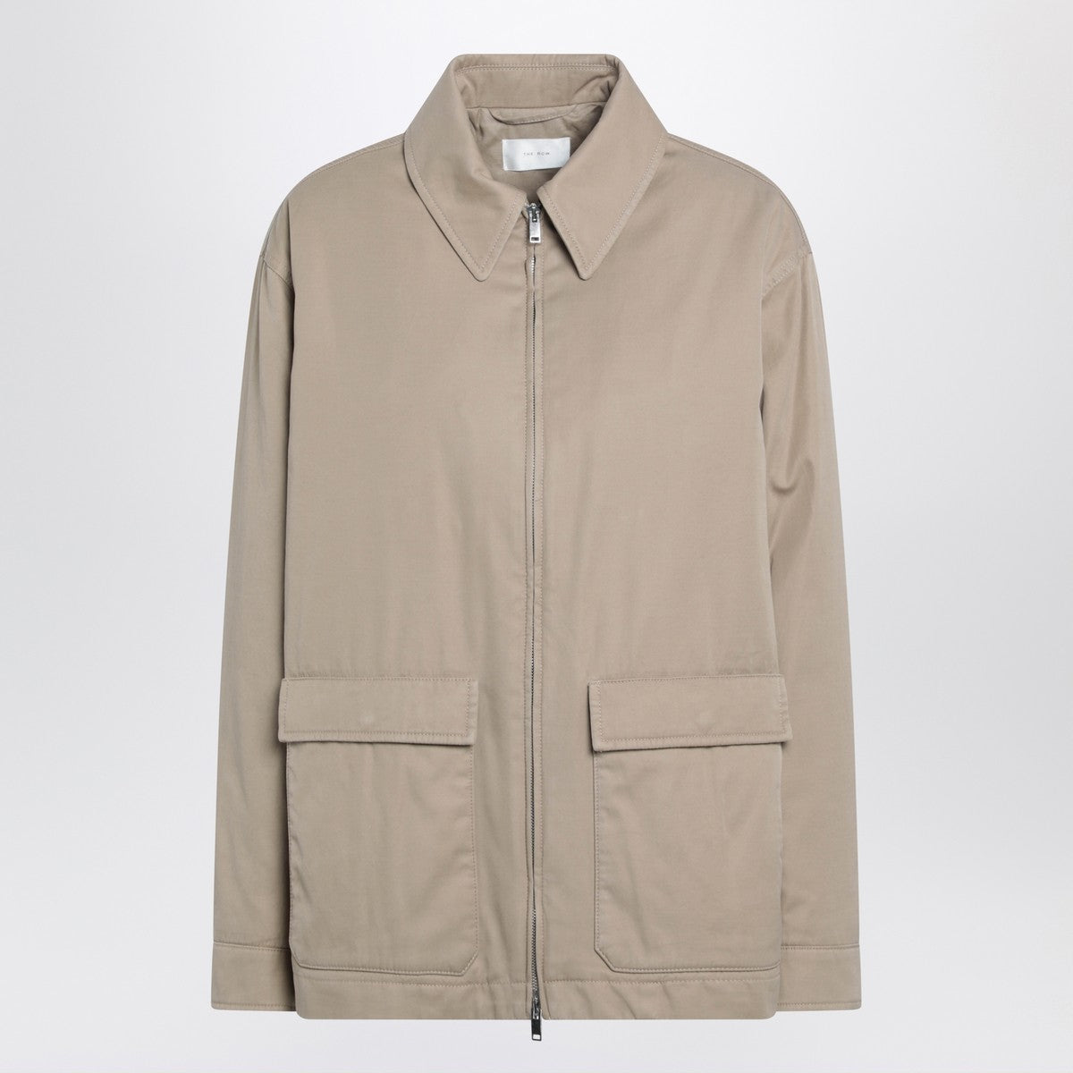 The Row The Row Sand-colored Aurelius jacket in cotton and cashmere